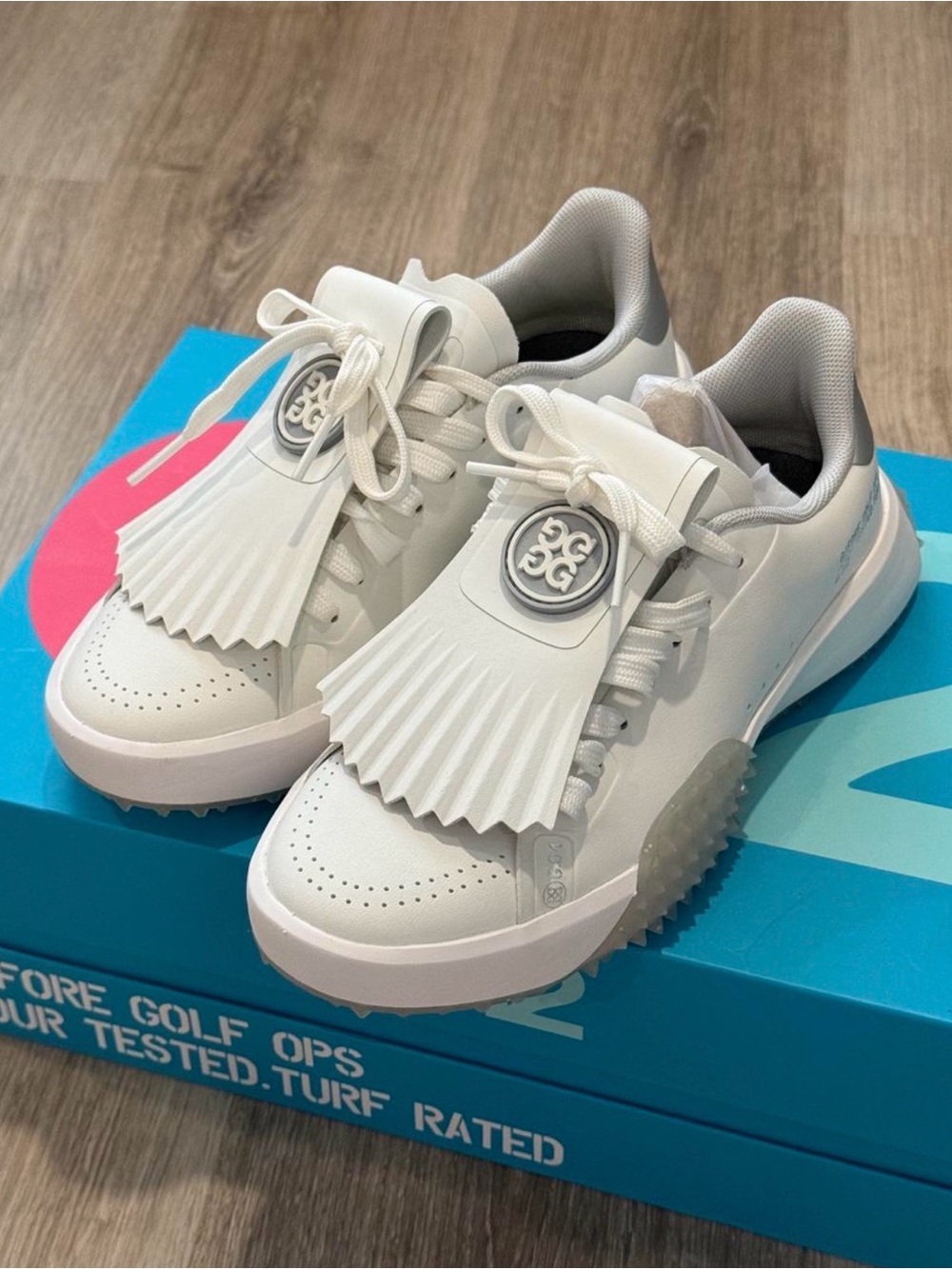 G/FORE White Golf Sneakers